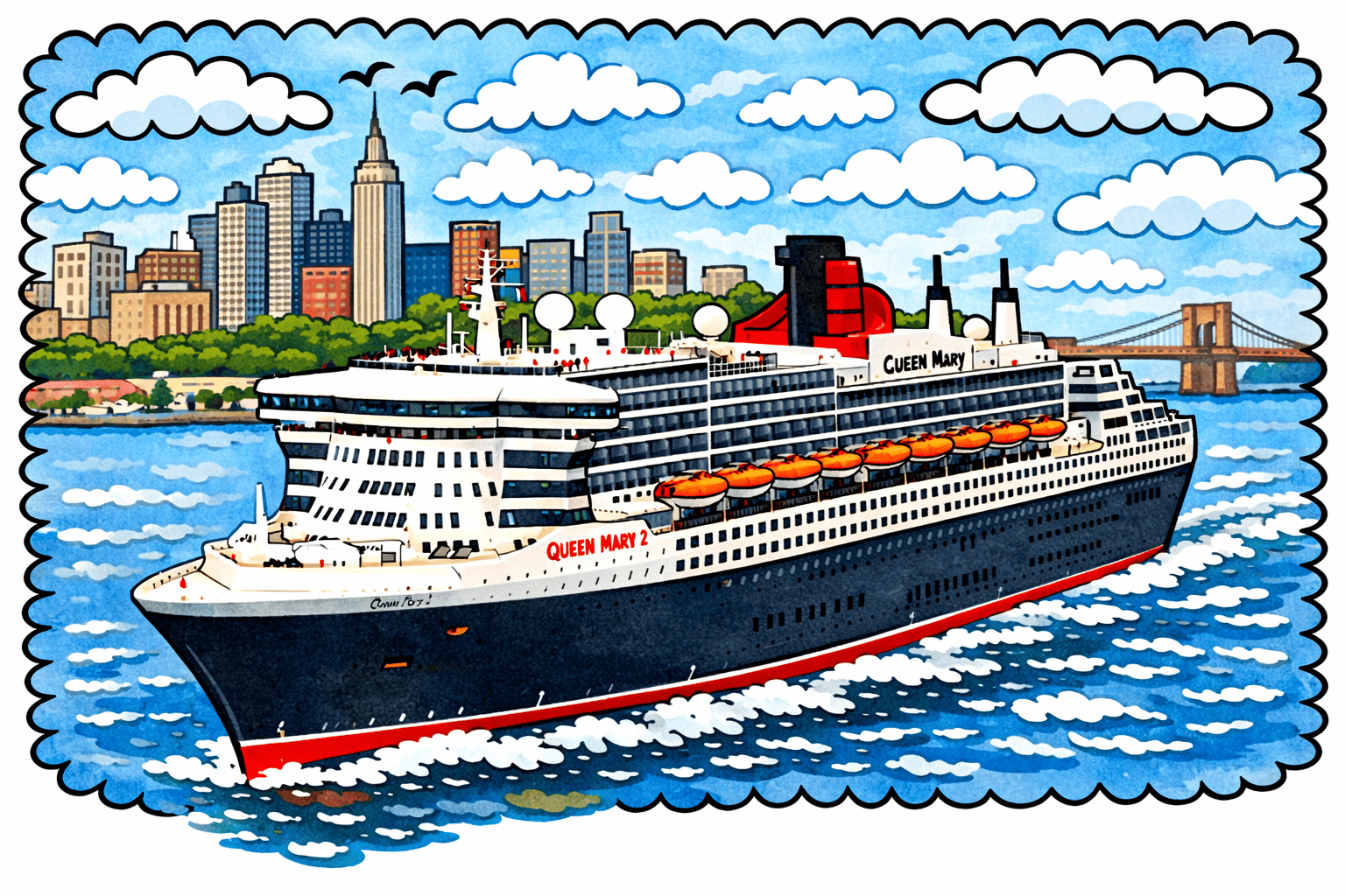 Cunard Queen Mary 2 Einzelkabine Luxus