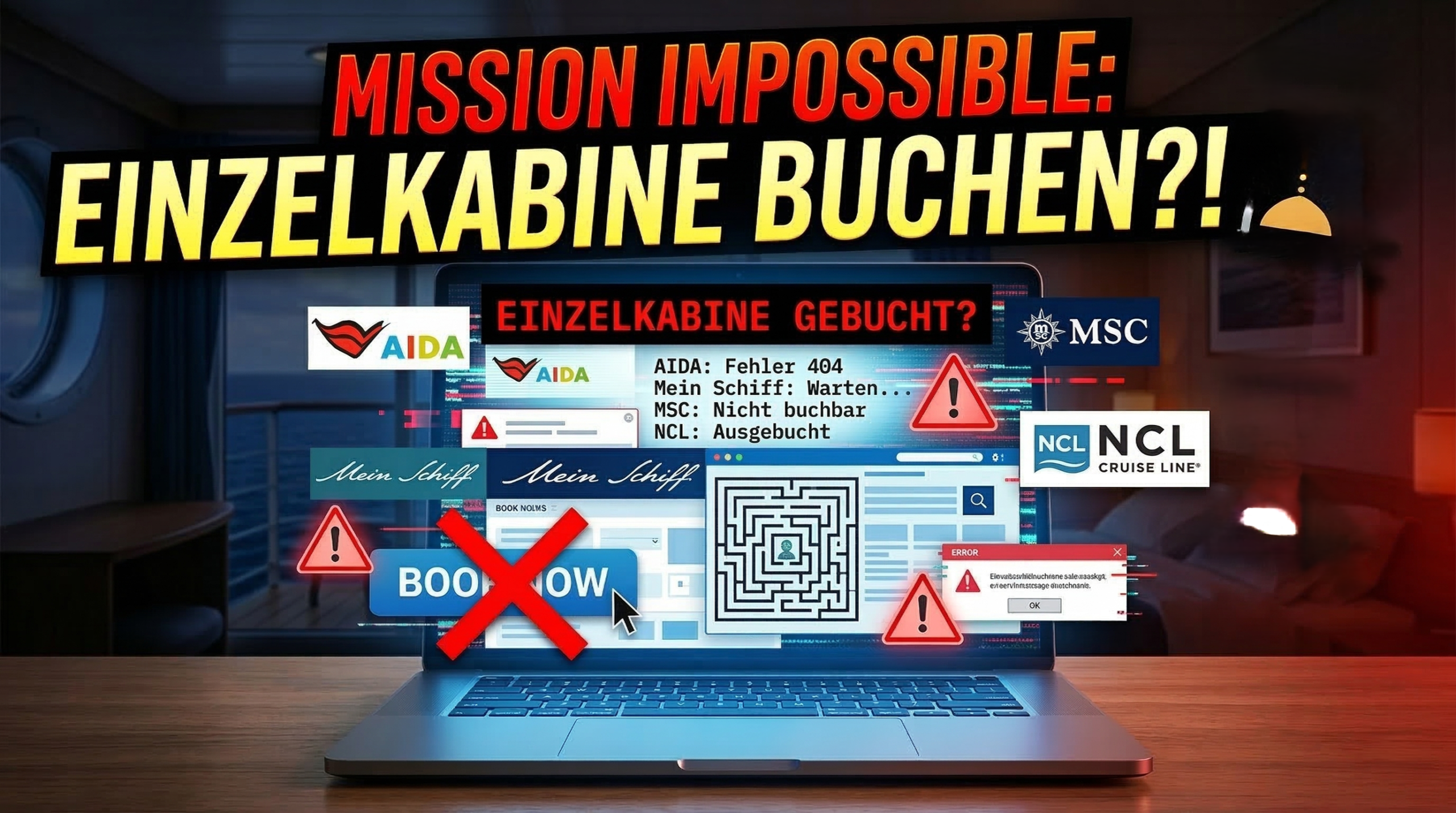 Einzelkabine: So schwer ist die Buchung wirklich